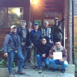 Happy Birdwatchers Clients in Colombia