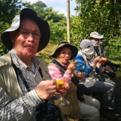Our group of easy and relax of Trogon Tours