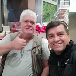 With our friend Barry Walker from Manu Expeditions