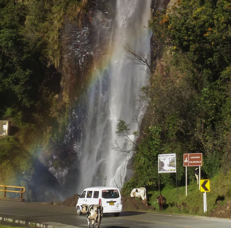 Colombia Waterfall Landscape