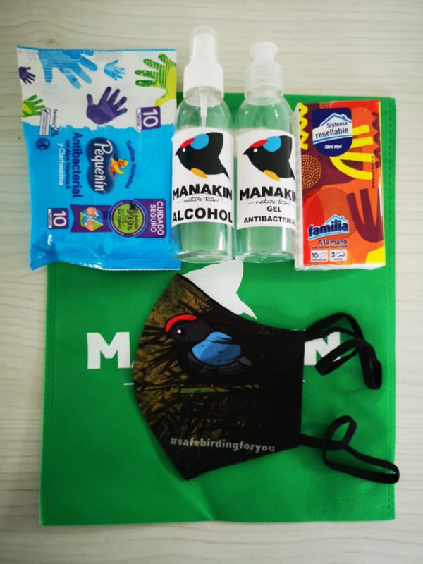 Kit Biosafety-Bioseguridad - Lance tailed Manakin